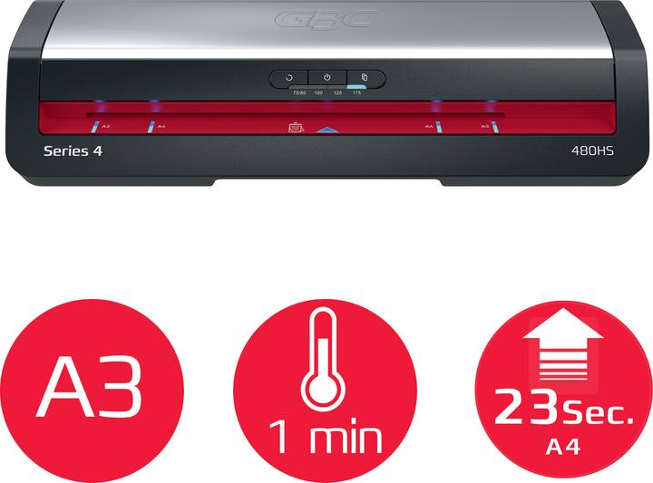 Actual product image GBC 480HS (75 - 175 µm, A3)