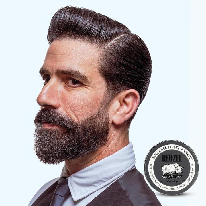 Actual product image Reuzel Extreme Hold Matte Pomade (Hair paste, Hair pomade, Hair wax, 95 ml)