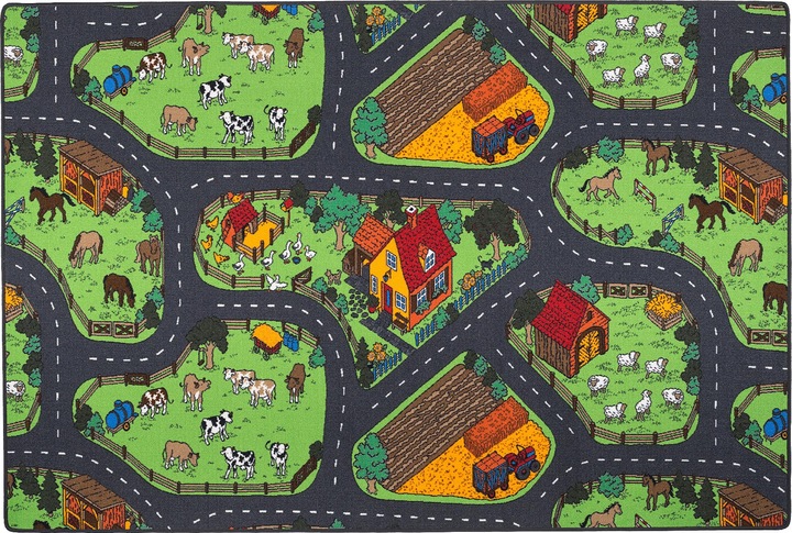 Actual product image Snapstyle Kids game Carpet Farm (200 x 300 cm)