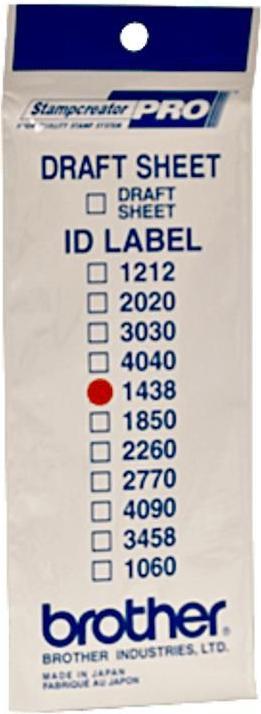 Energie-Label Brother ID1438 Stempeletiketten