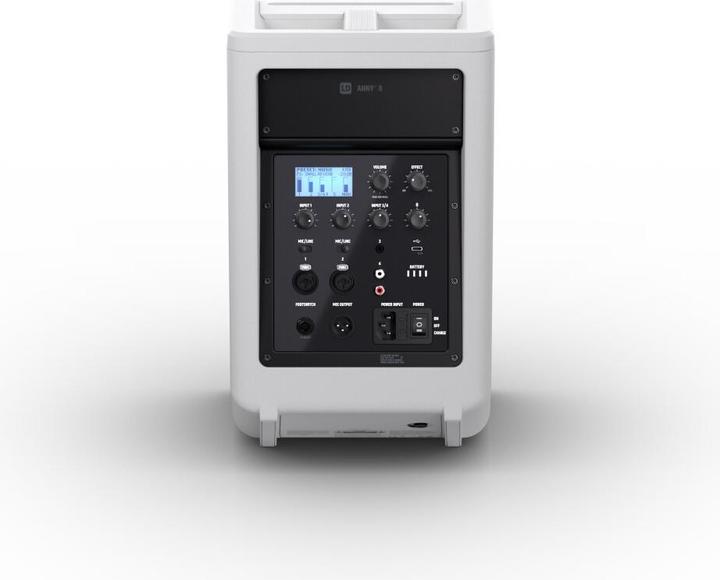 Immagine prodotto LD Systems ANNY® 8 W - Altoparlante PA Bluetooth® portatile con batteria ricaricabile e mixer, bianco puro (1x 80 W)