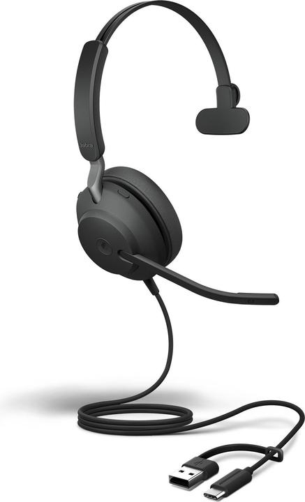 GN Netcom JABRA Evolve2 40 SE MS Mono USB C/A (Cable, USB-C, Microsoft teams)