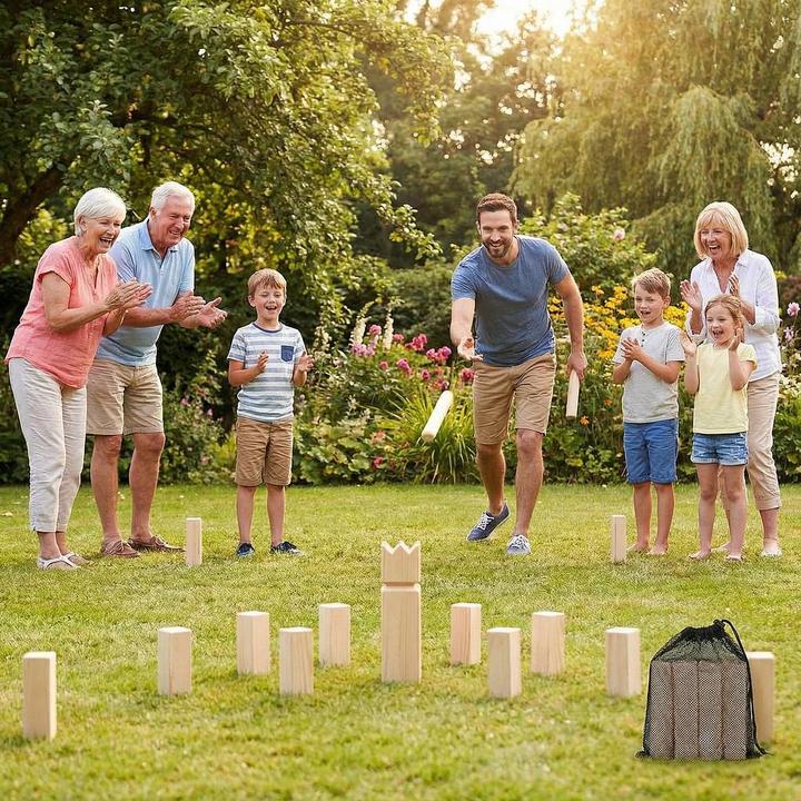 Produktbild Eddy Toys Kubb - Wikingerspiel (1 - 6 Spieler)