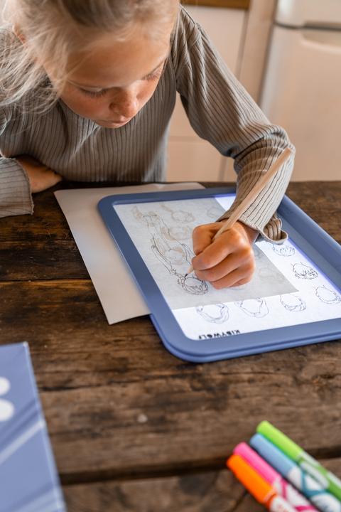 Actual product image Kidywolf Leuchtende Designtafel blau