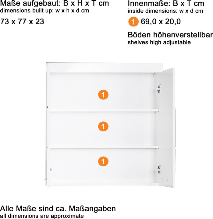 Productafbeelding Trendteam Amanda (73 x 23 x 77 cm)