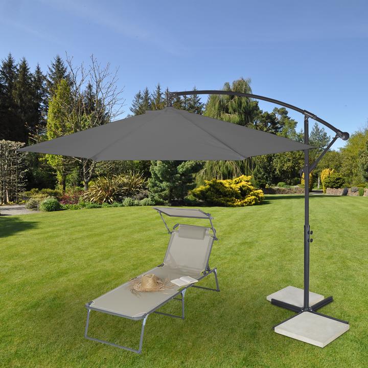 Image du produit Relaxdays Parasol déporté (3 m)