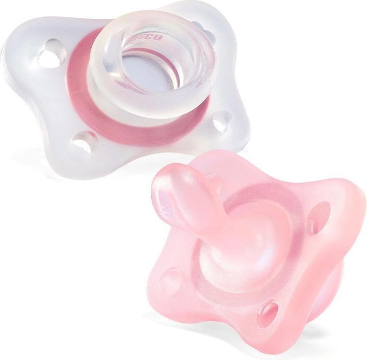 Chicco sucette physiologique PHYSIO FORMA SOFT silicone PINK mini 2-6m