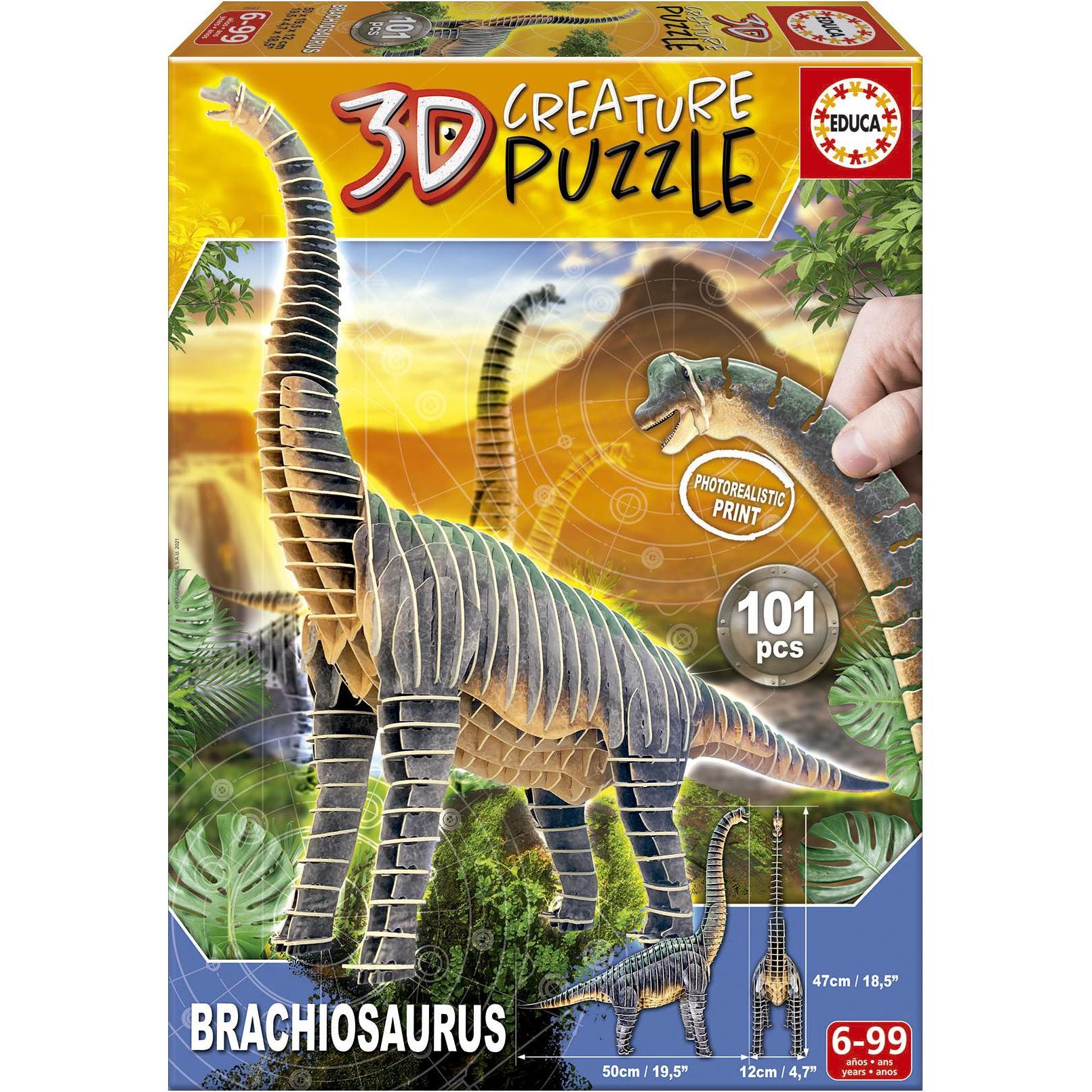 Educa Brachiosaurus 3D puzzle with creature (101 Teile)