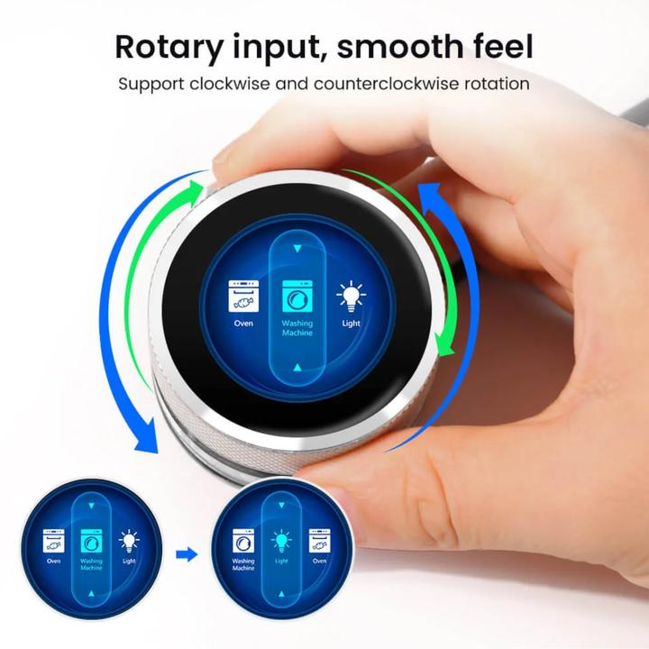 Actual product image Elecrow CrowPanel ESP32-S3 Intelligenter Drehknopf mit 1.28 Zoll IPS Touchscreen