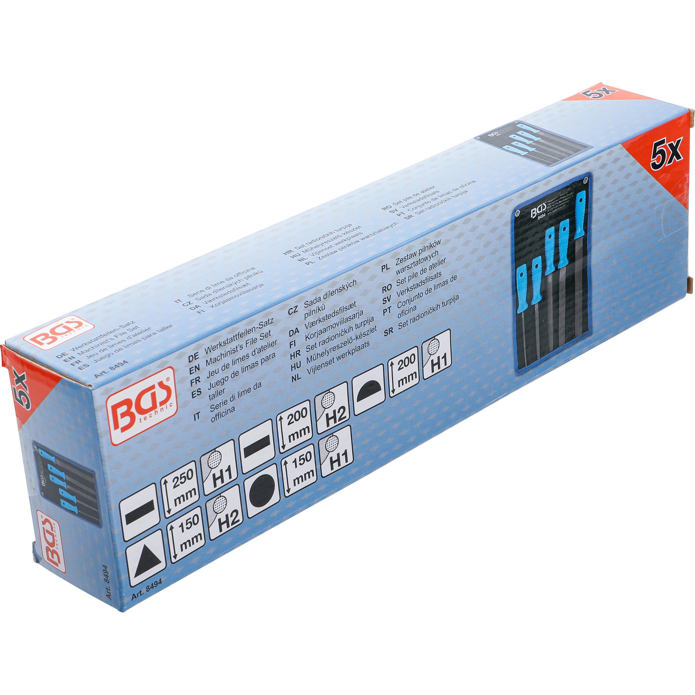 BGS Diy 50206 | File Set | Wooden Handle | 150 mm | 5-Piece BGS Diy 50206 | File Set | Wooden Handle | 150 mm | 5-Piece