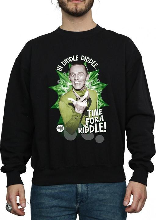 Immagine prodotto Felpa in cotone della serie TV di Batman The Riddler Time a Riddle (XXL)