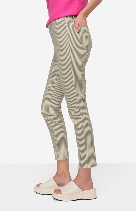 Actual product image Laurasøn 3/4-Streifenhose, Jeggings, 4-Pocket, Elastikbund, mit recycelten Materialien (44)