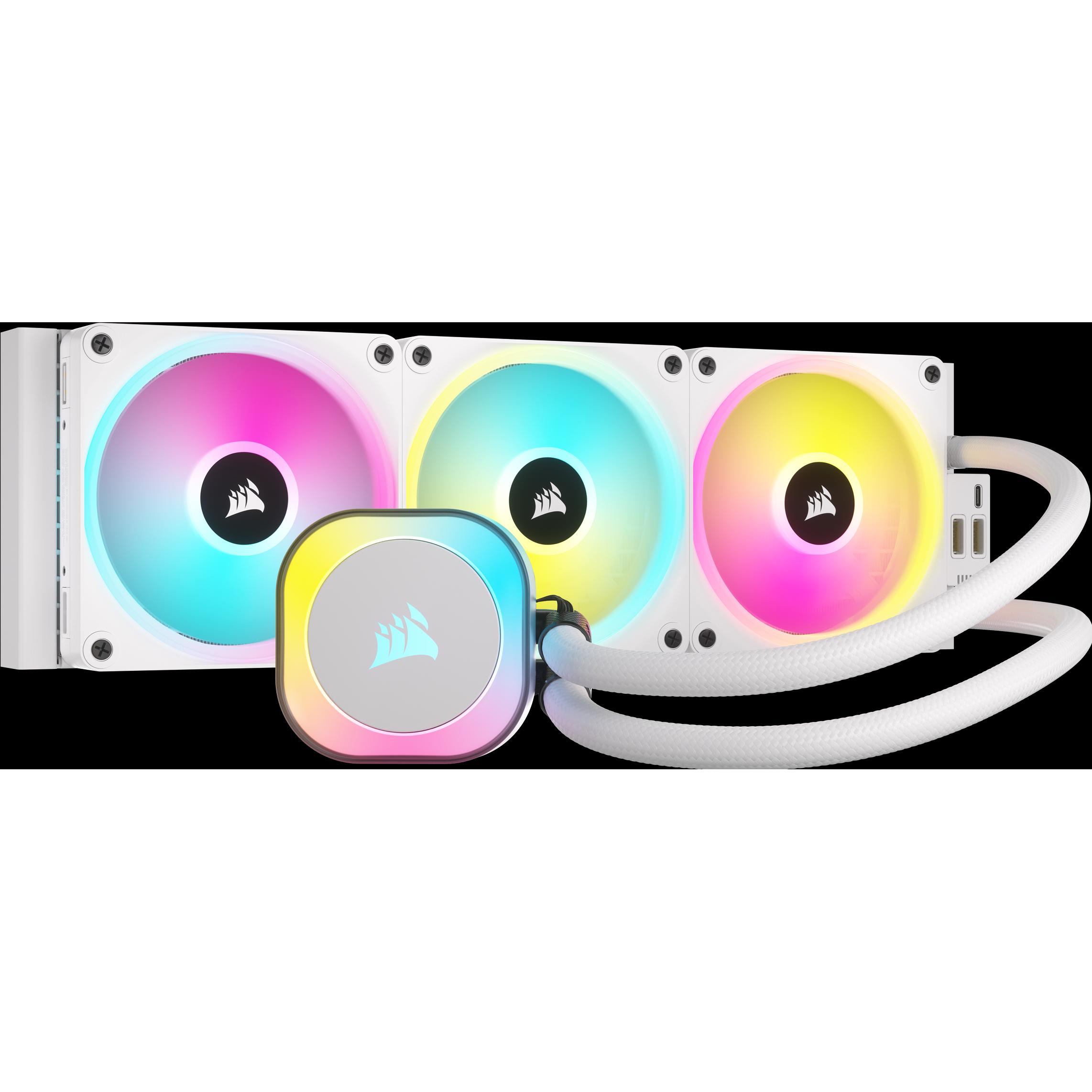Thumbnail - Corsair iCUE LINK H150i RGB AIO, CPU Wasserkühler, Weiss