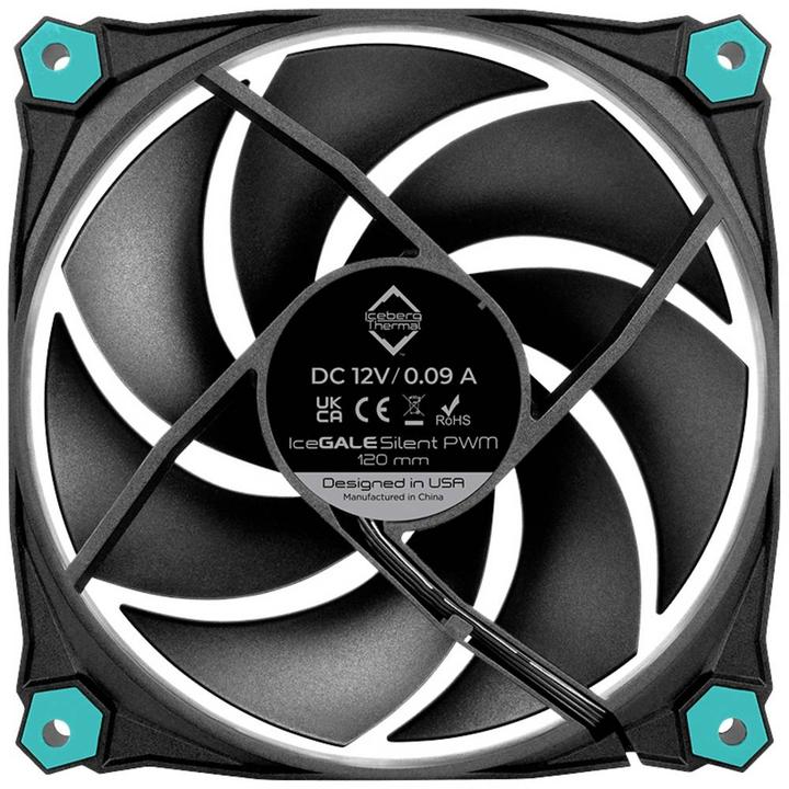 Actual product image Iceberg Thermal IceGALE Silent PWM-120mm (120 mm, 3x)