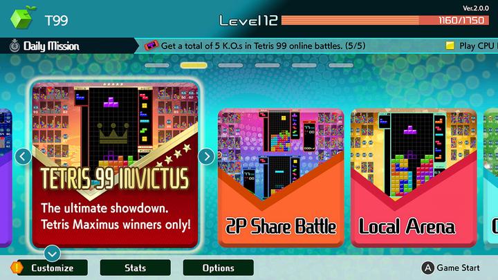Actual product image Nintendo Tetris 99 (Switch, EN)