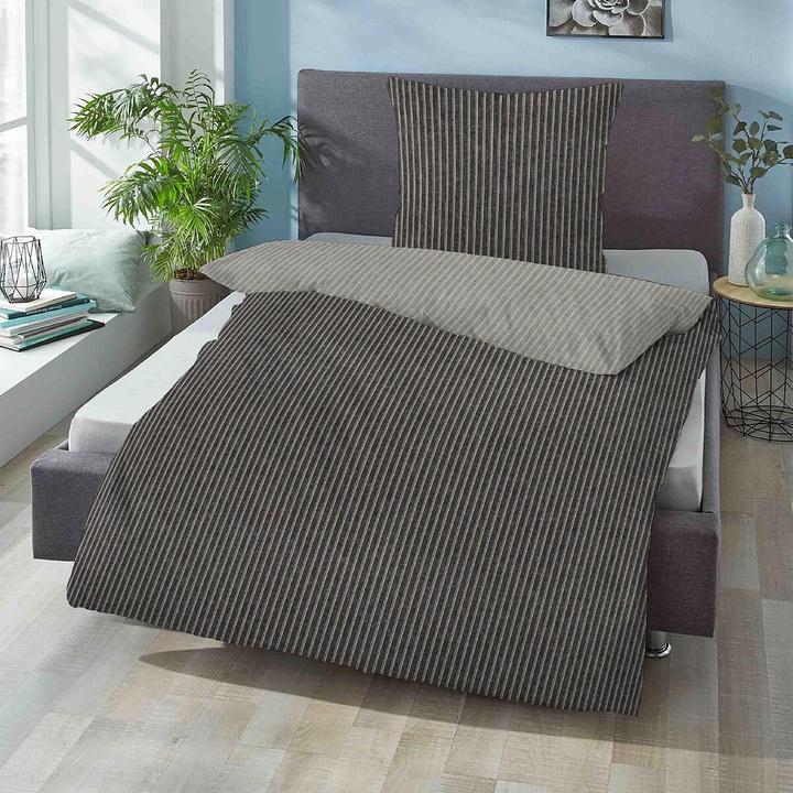 Actual product image Traumschlaf Melange Flanell (Bedding set, 240 x 220 cm)