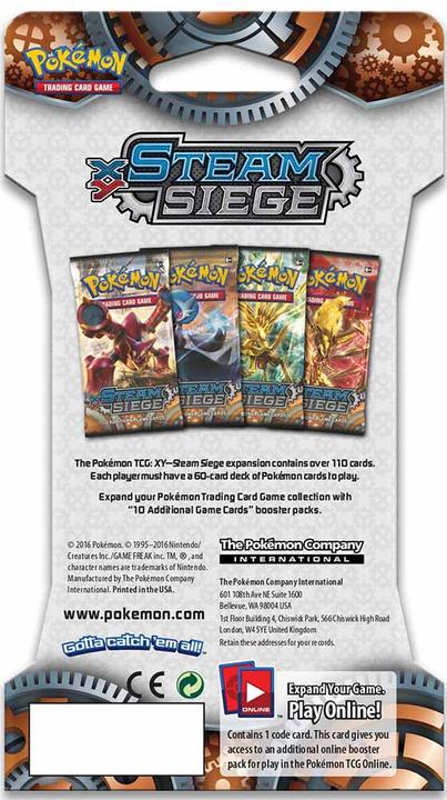 Produktbild Pokémon Steam Siege (Englisch, Booster Pack)