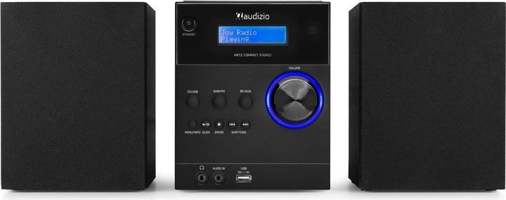 Immagine prodotto Audizio Sistema Micro-HiFi Metz (Bluetooth, Lettore CD, 2x 15 W)