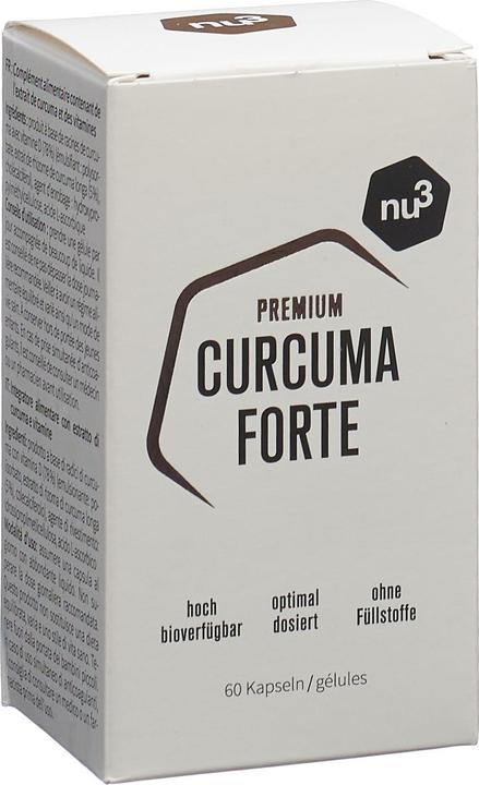 Actual product image nu3 Curcuma Forte (60 Piece, Capsules, 60 g)
