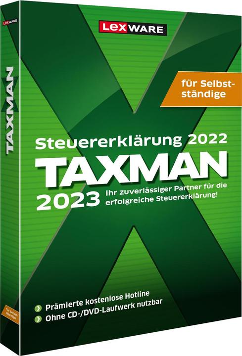 Produktbild Lexware TAXMAN 2023 Für Selbstständige 1 license(s) (1 User, 12 Monate)