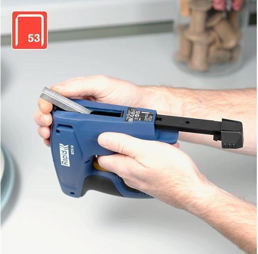 Actual product image Rapid BTX10 battery tacker