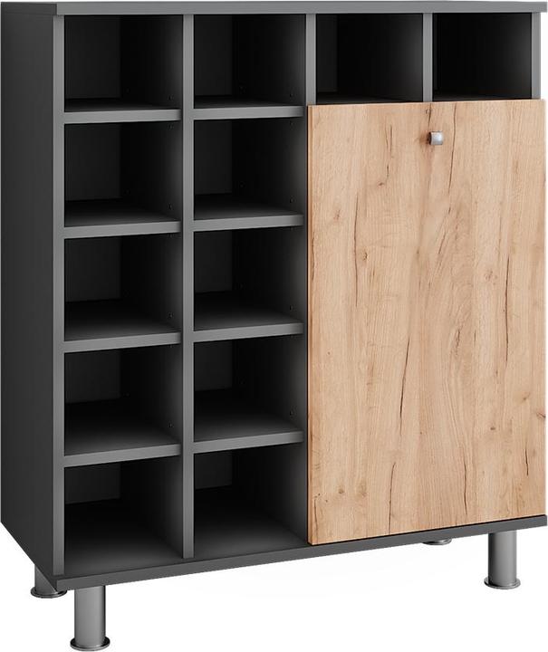 Anthracite/golden oak, Charcoal