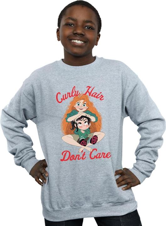 Actual product image Disney Boys Wreck It Ralph Merida And Vanellope Sweatshirt (128)