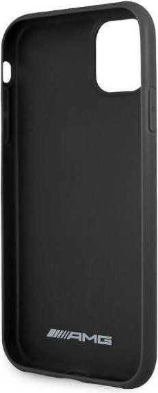 Image du produit Mercedes AMG AMHCN61DOLBK iPhone 11 6,1" czarny/black étui rigide en cuir estampillé à chaud (Apple iPhone 11)