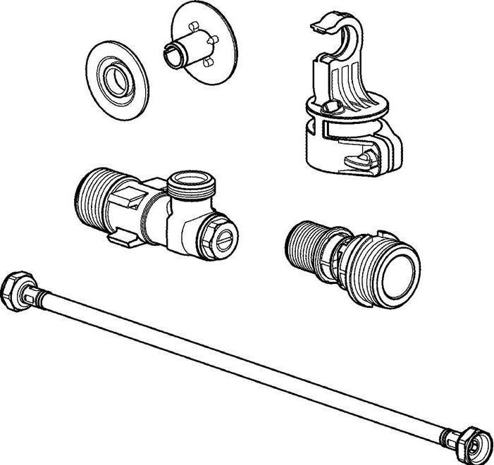 Produktbild Grohe Befestigungsset