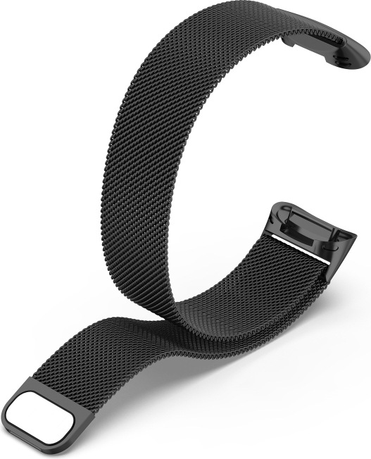 Produktbild PhoneLook Milanaise-Armband aus Stahl in (Grösse L) (Aluminium, Fitbit Charge 5)