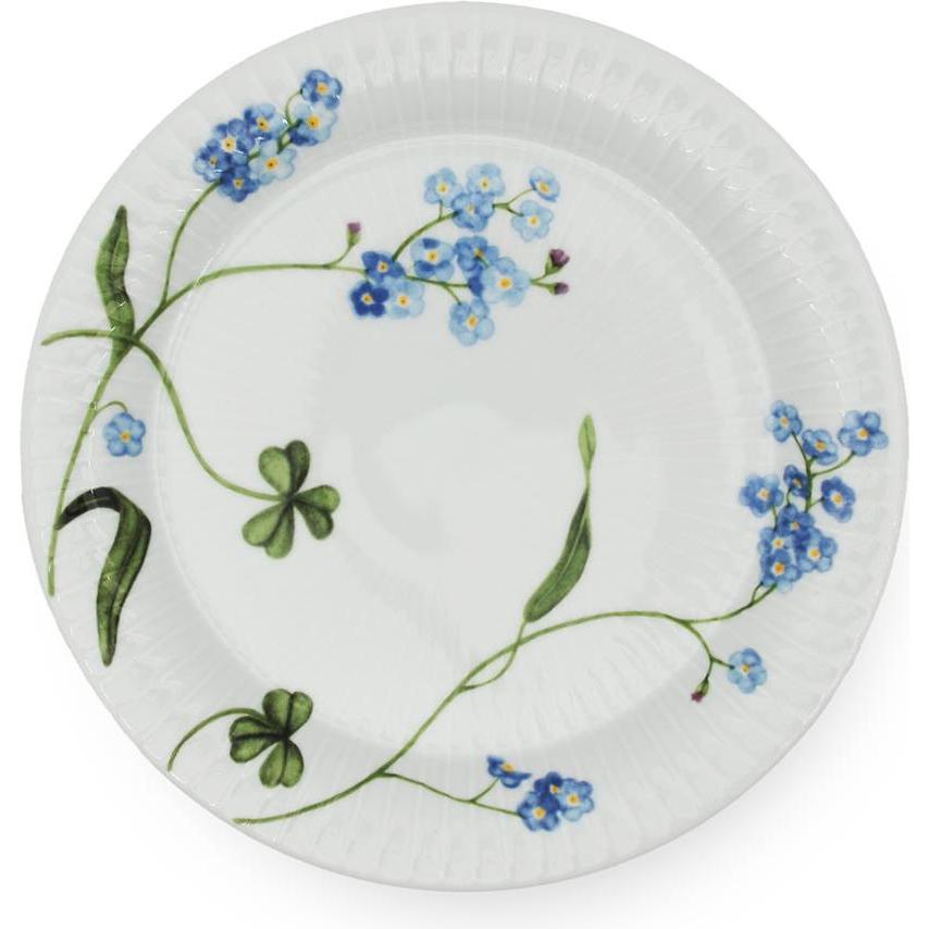 Thumbnail - Kähler Hammershoi Suer Teller flach forget me not, Teller, Mehrfarbig