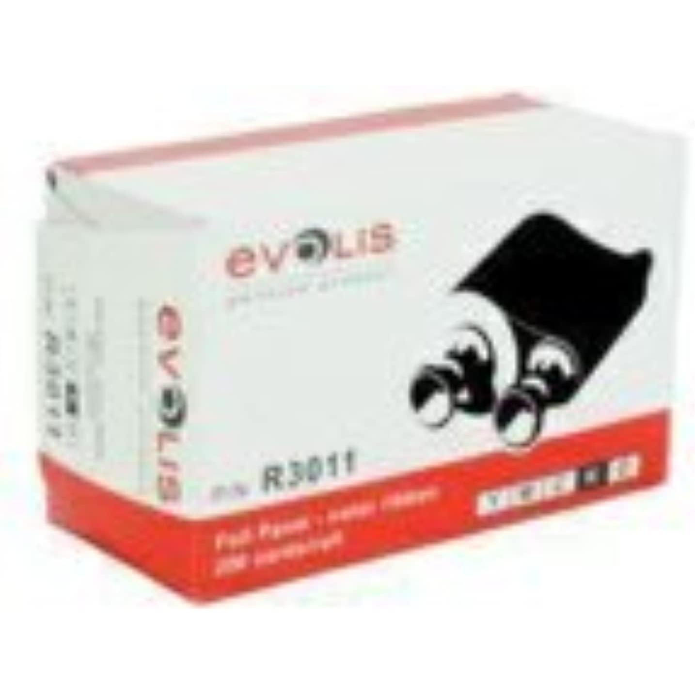 Evolis, Beschriftungsband, YMCKO-Band (Gelb, Grün, Violett)