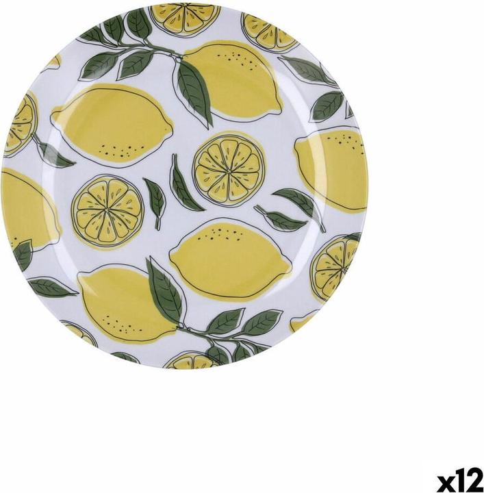 Quid Dessertteller Sicilia Bunt Biokunststoff 20 cm (12 Stück) (12x, 20 cm)