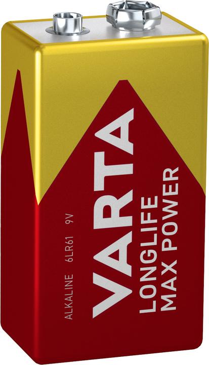 Produktbild Varta Longlife Max Power (1 Stk., 9V Block, 580 mAh)