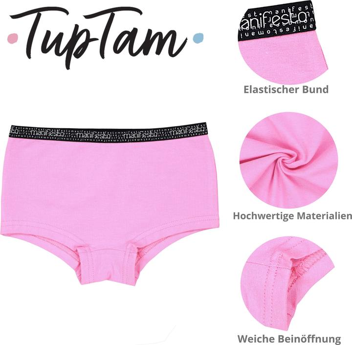 Produktbild TupTam Mädchen Shorts 10er Set (10er Pack, 152, 158)