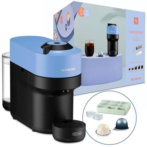 Produktbild De'Longhi DeLonghi ENV 90.A Vertuo pop Cold Coffee Starter Kit, blau (NESPRESSO Vertuo)