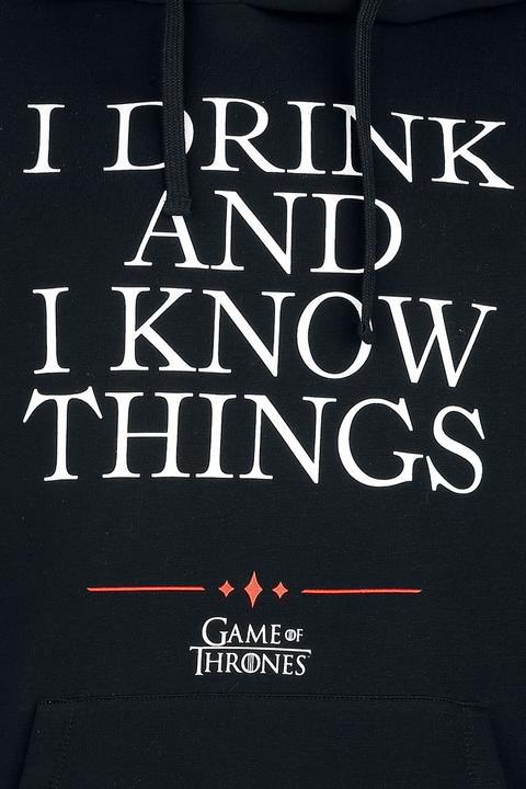 Produktbild Game of Thrones I Drink And I Know Things (L)