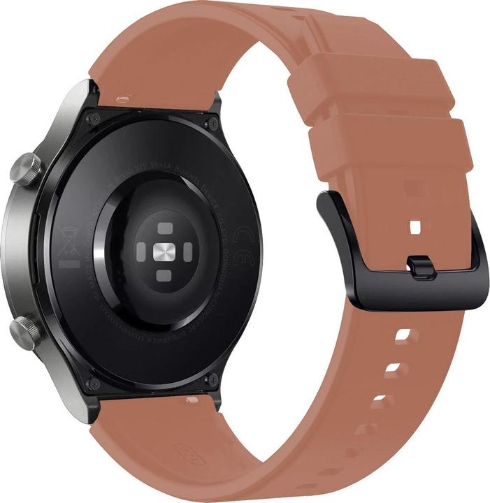 Immagine prodotto Marka Niezdefiniowana Cinturino in silicone per Huawei Watch GT 2/3/4/2 Pro/3 Pro/4 Pro/GT 2e 46mm - Borgogna (46 mm, Silicone)