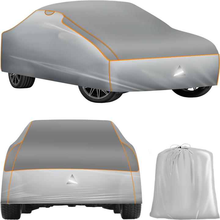 tectake Bâche de voiture anti-grêle imperméable et respirante