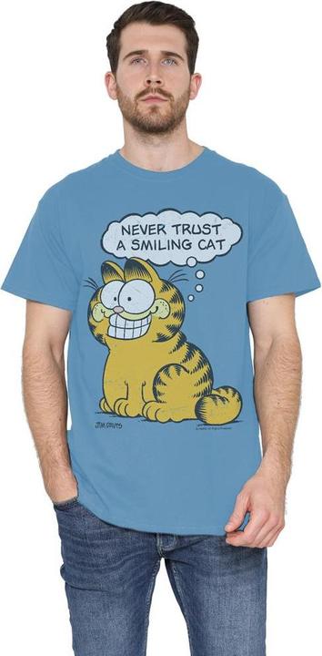 Immagine prodotto Garfield Maglietta Gatto Sorridente Uomo (S)
