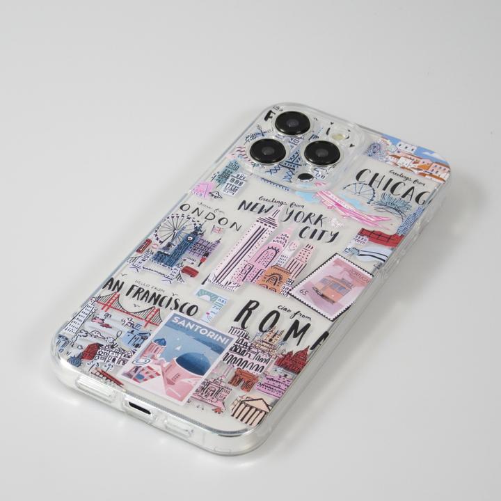 Produktbild PhoneLook Hülle Silikon Gummi Städte der Welt (Apple iPhone 15 Pro)