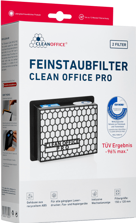 Produktbild Clean Office Pro Feinstaubfilter 2 (8302020) (2 x)