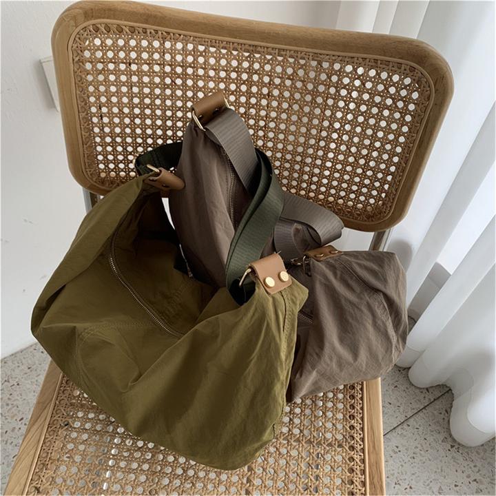 Actual product image Only-Bags.Store Minimalist dumpling pocket, underarm pocket with large capacity, nylon crossover pocket, overlapping