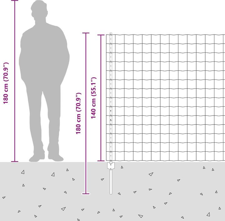 Produktbild vidaXL Aussenbarriere