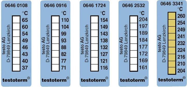 Produktbild Testo Temperaturstreifen +160 - +199°C