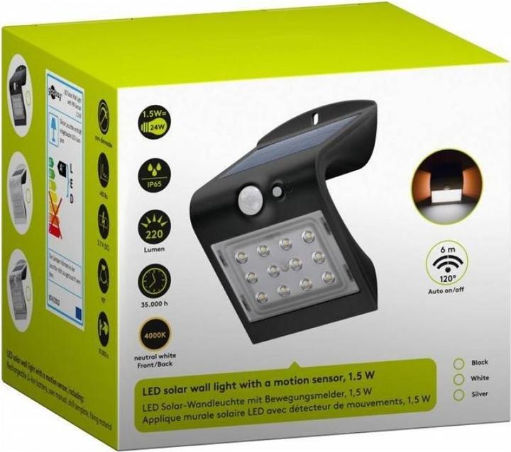 Produktbild Goobay LED Solar-Wandleuchte (220 lm, IP65)