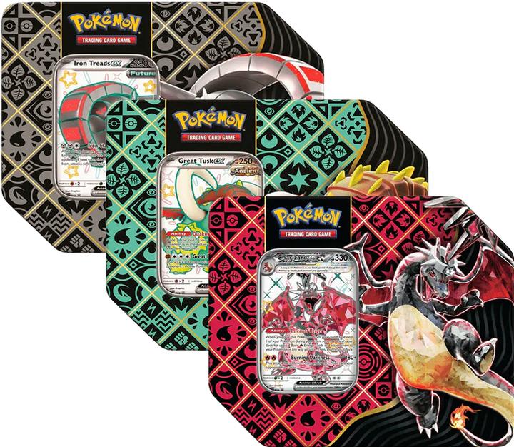 Immagine prodotto Pokémon TCG SV4.5 Tin 5 Booster (Inglese, Stagno)