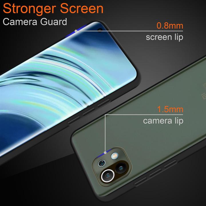 Productafbeelding Cadorabo Hybride matte hoes (Xiaomi Mi 11 5G)