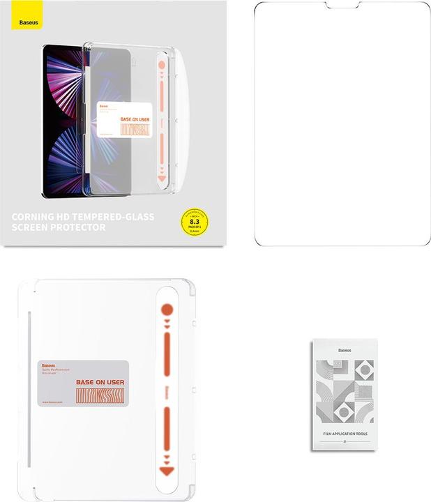 Produktbild Baseus Tempered Glass Screen Protector for Pad Mini 6 8.3" (Apple iPad mini 2021, Apple iPad mini 2024)