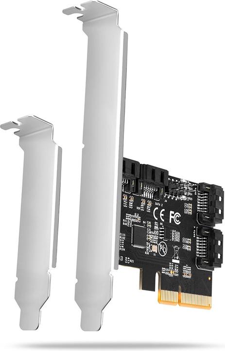 Image du produit Axagon Contrôleur PCES-SA4X4 PCIe 4x port SATA 6G interne + LP